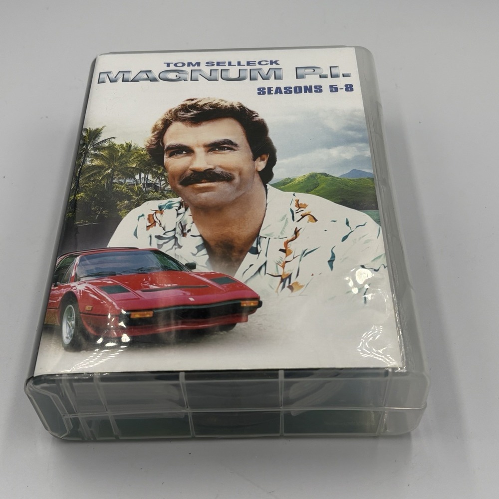 Magnum P. I. Seasons 5-8 DVD set, 18 discs, complete Unused